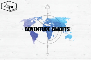 Adventure Awaits Watercolor Map Illustrations