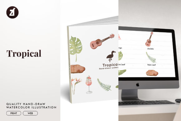 Tropical Watercolor Illustration
