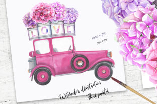 Watercolor Hydrangeas Illustration II