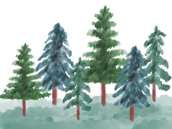 Watercolor Tree Freebies for Local Business Branding
