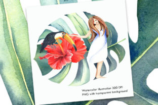 Watercolor Tropical Illustration